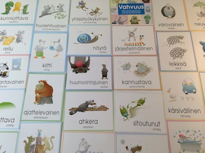 Pesäpuu ry:n verkkokaupasta hankitut Vahvuuskortit